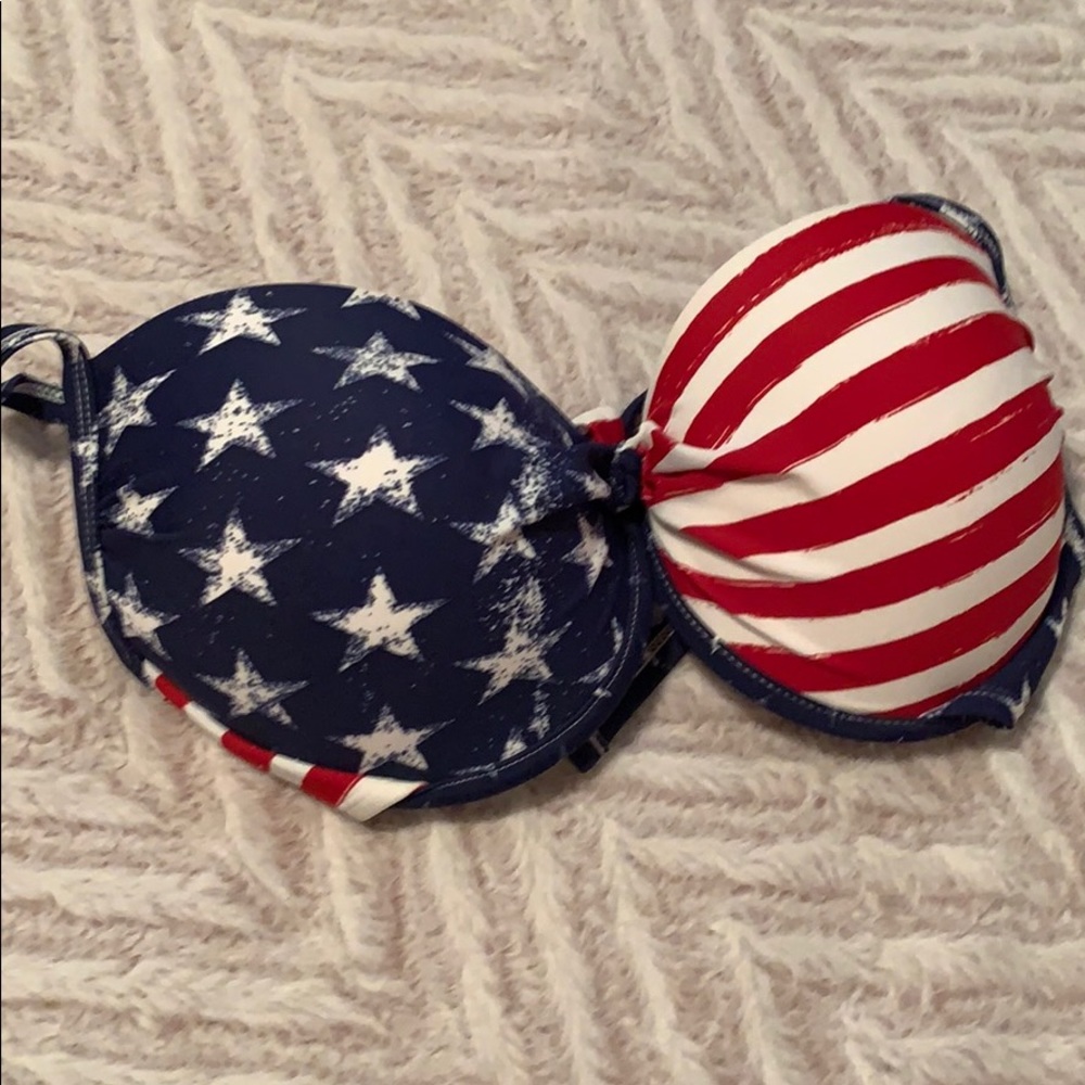 American flag bikini top